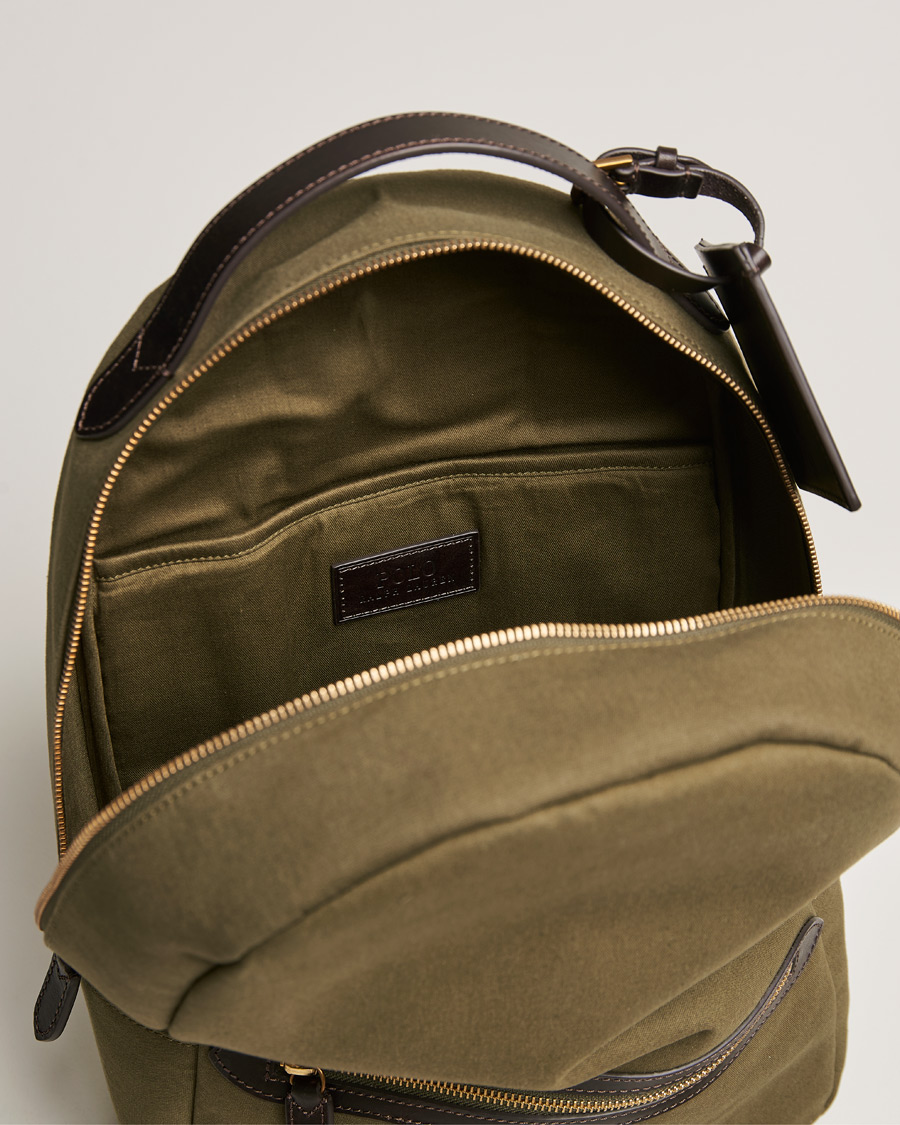 Heren | Polo Ralph Lauren Canvas Backpack Defender Green | Polo Ralph Lauren | Canvas Backpack Defender Green
