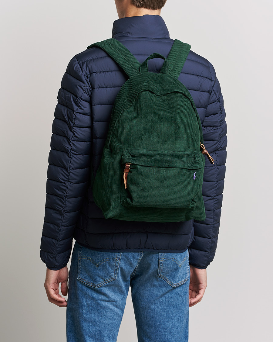 Heren | Polo Ralph Lauren Corduroy Backpack College Gren | Polo Ralph Lauren | Corduroy Backpack College Gren