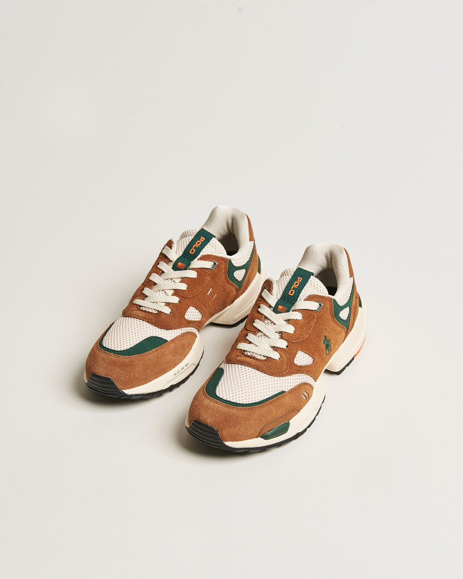 Heren | Polo Ralph Lauren Jogger Running Sneaker Teak | Polo Ralph Lauren | Jogger Running Sneaker Teak