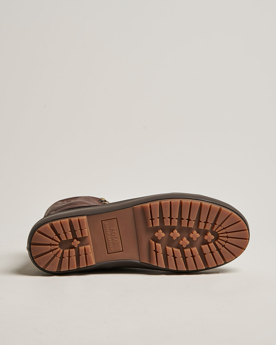 Heren | Polo Ralph Lauren Claus Leather Boots Dark Brown | Polo Ralph Lauren | Claus Leather Boots Dark Brown