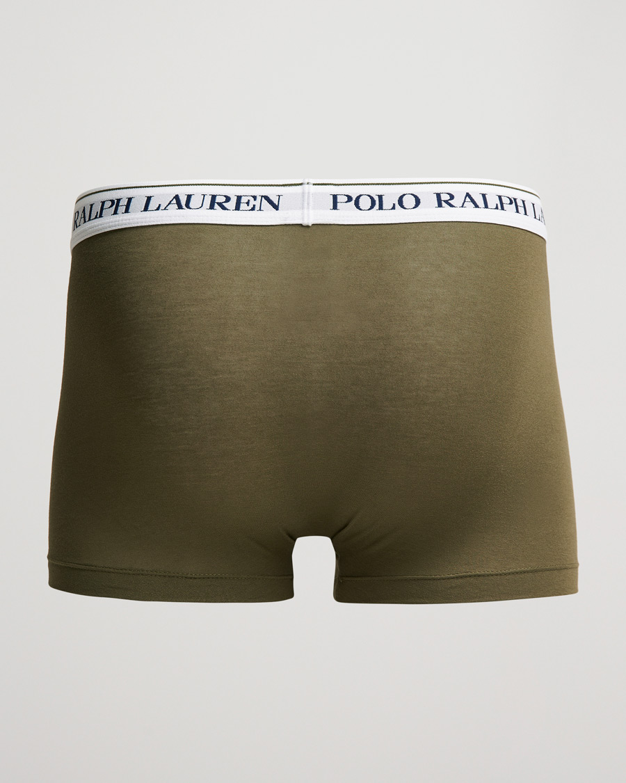 Men | Underwear | Polo Ralph Lauren | 3-Pack Trunk Olive/Green/Dark Green