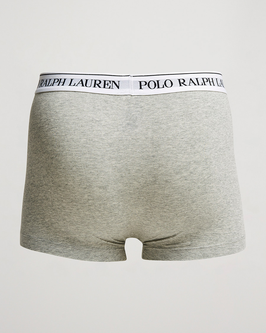 Heren | Ondergoed | Polo Ralph Lauren | 3-Pack Trunk Andover Heather/Black/White