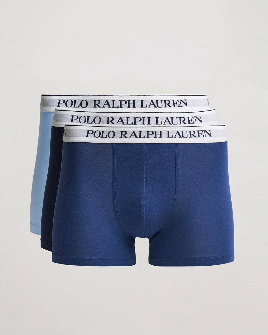 Heren | Ondergoed | Polo Ralph Lauren | 3-Pack Trunk Navy/Light Navy/Elite Blue