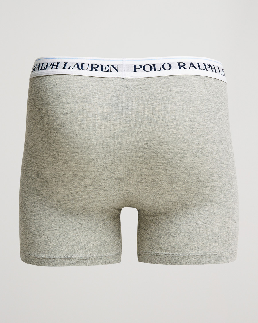 Heren | Ondergoed | Polo Ralph Lauren | 3-Pack Boxer Brief Heather/Grey/Charcoal