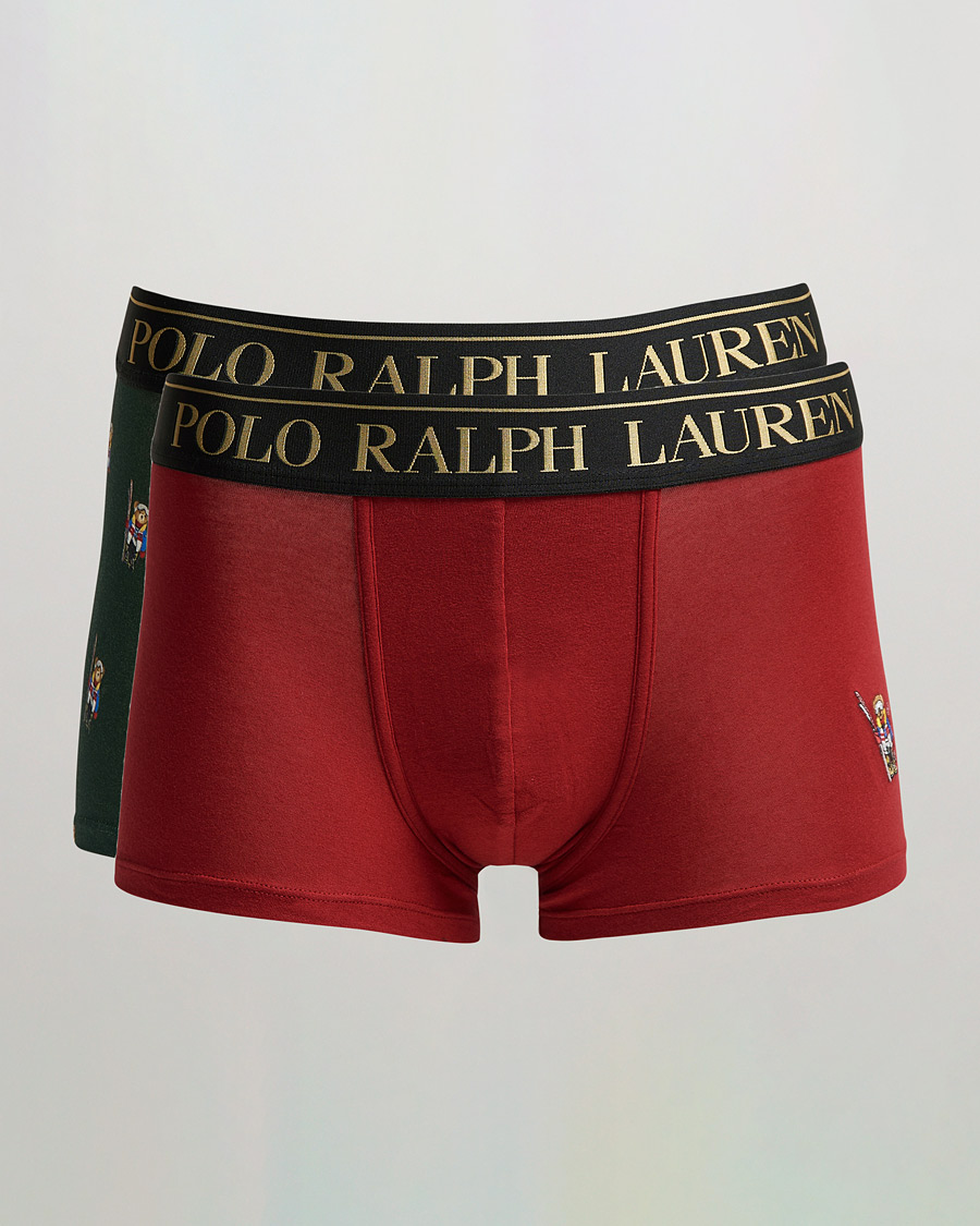 Heren | Ondergoed | Polo Ralph Lauren | 2-Pack Gift Box Trunks Red/College Green