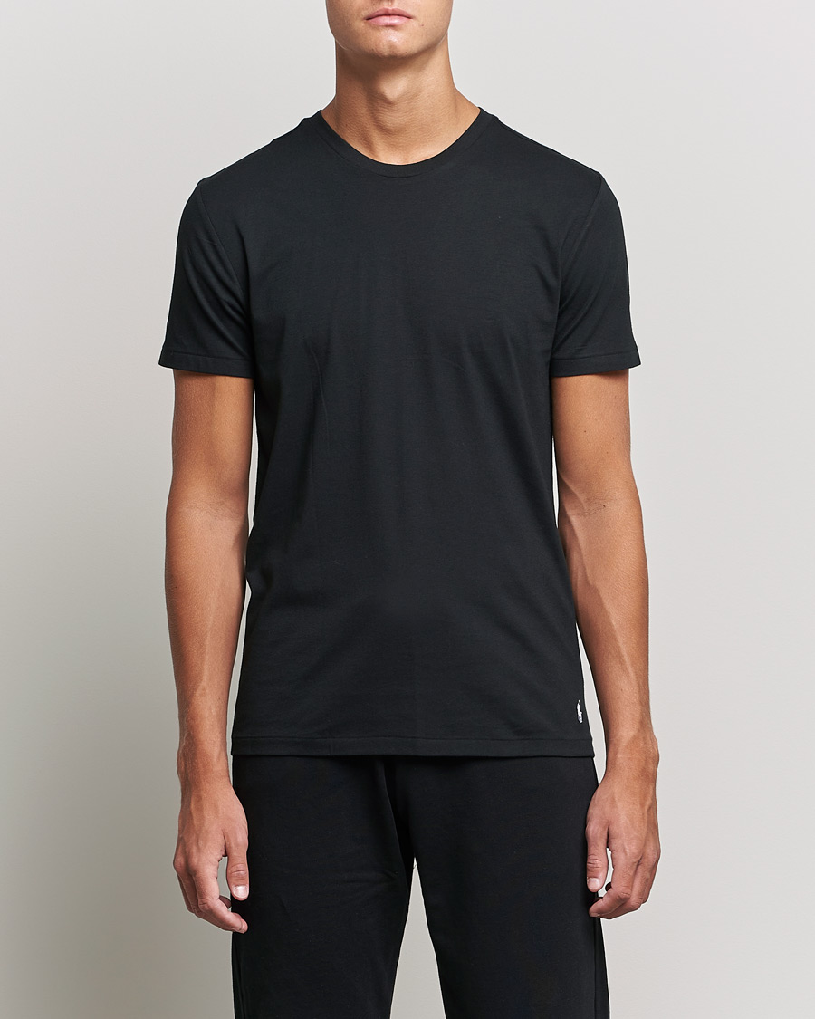 Heren | T-shirts | Polo Ralph Lauren | 3-Pack Crew Neck T-Shirt Black