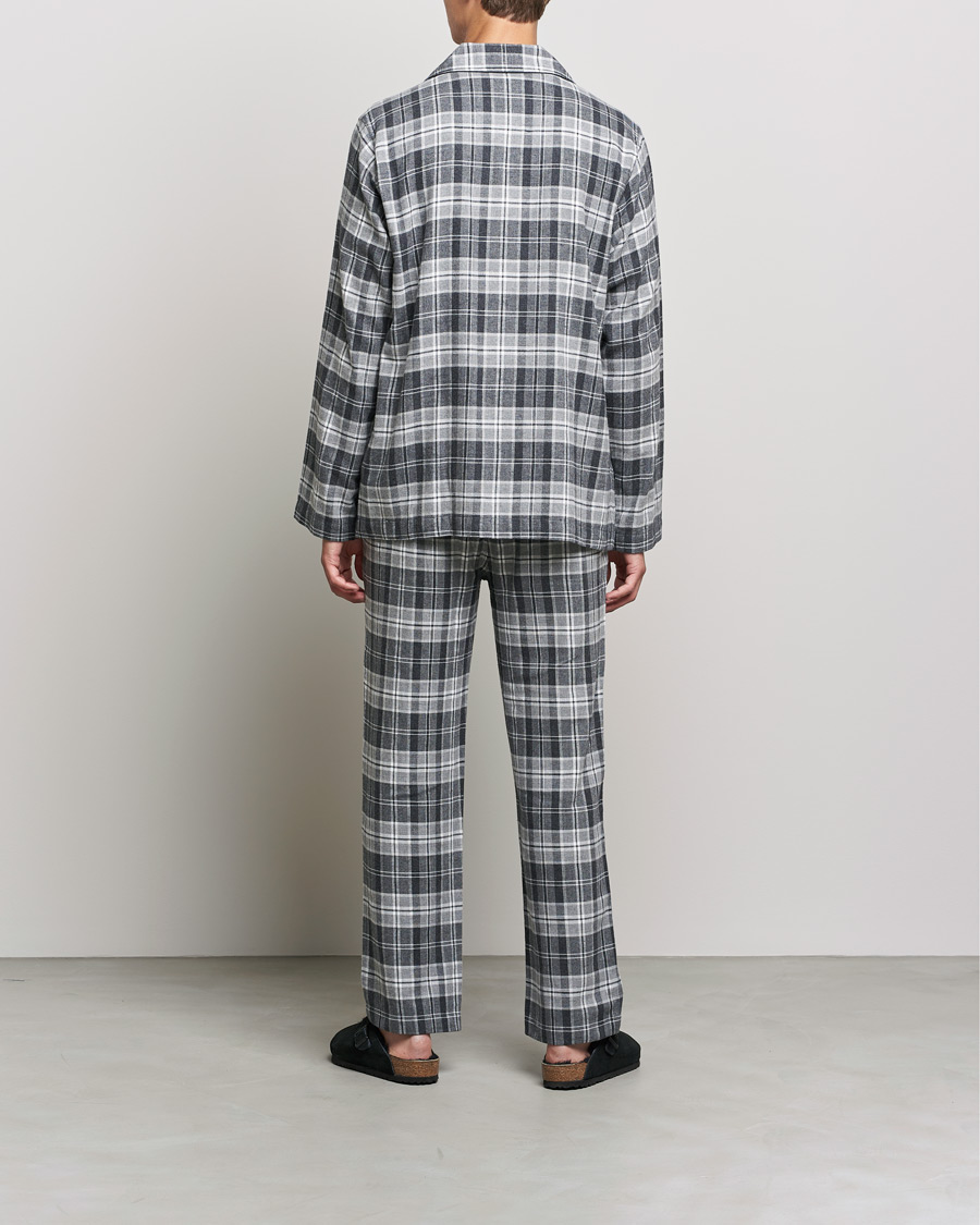 Heren | Pyjama's en gewaden | Polo Ralph Lauren | Checked Flannel Pyjama Set Grey Heather