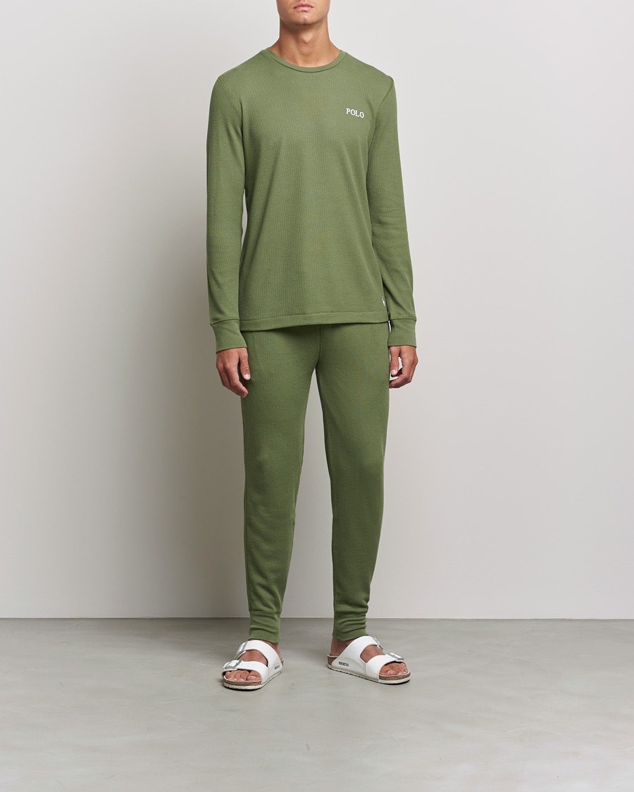 Heren | Broeken | Polo Ralph Lauren | Waffle Sweat Pants Army Olive