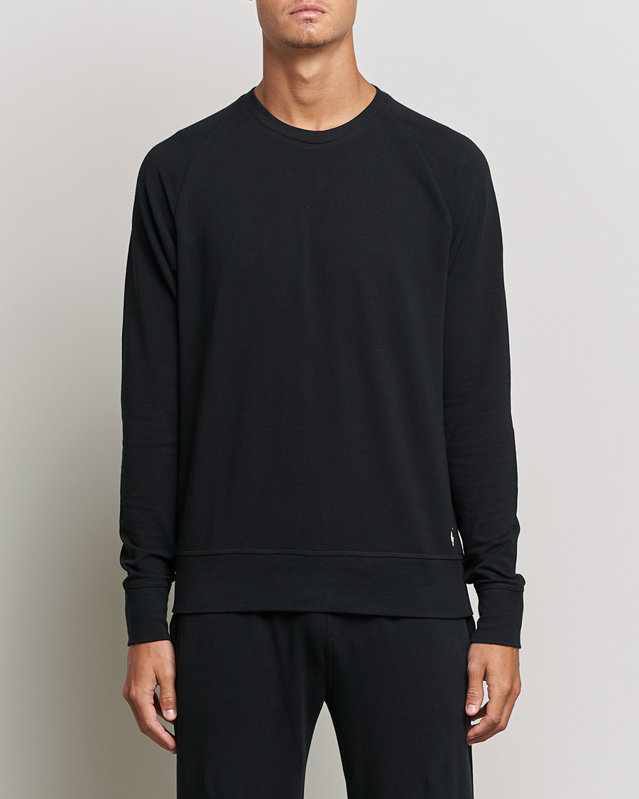 Heren | T-shirts | Polo Ralph Lauren | Cotton Jersey Long Sleeve Tee Black