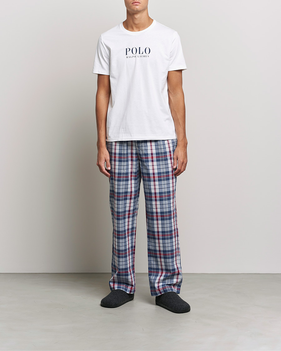 Heren | Pyjama's en gewaden | Polo Ralph Lauren | Cotton Checked Pyjama Set White/Red