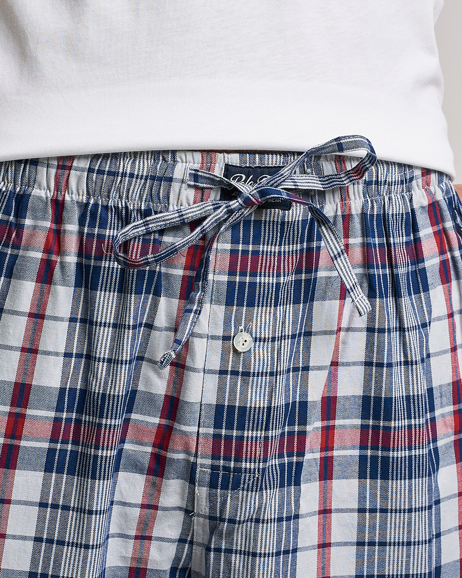 Heren | Pyjama's en gewaden | Polo Ralph Lauren | Cotton Checked Pyjama Set White/Red