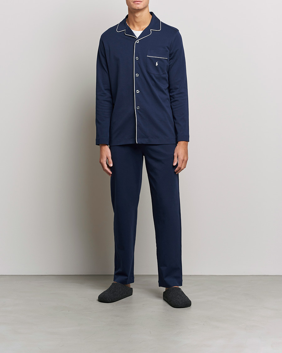 Heren | Pyjama's en gewaden | Polo Ralph Lauren | Cotton Pyjama Set Cruise Navy