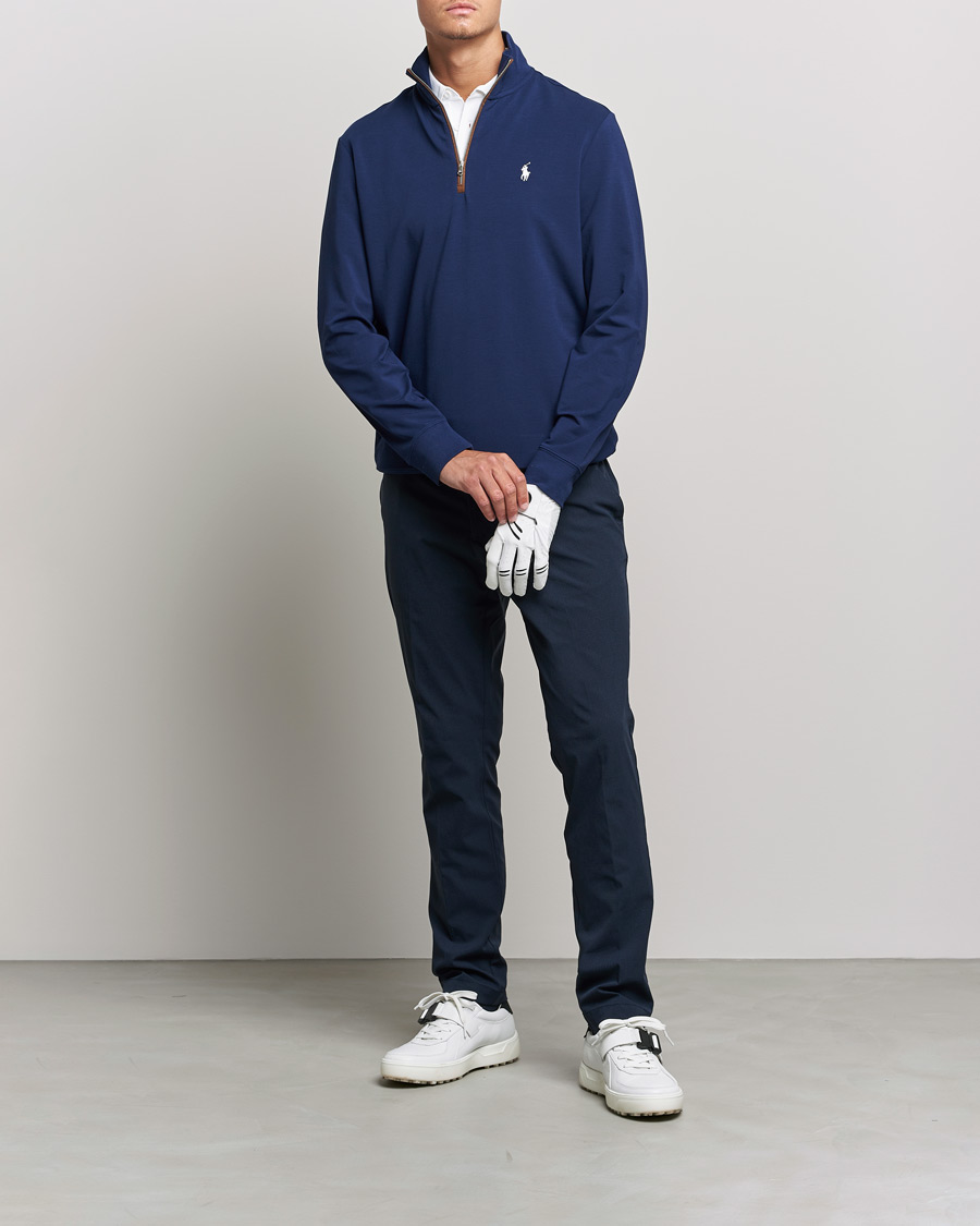 Polo Ralph Lauren Golf Terry Jersey Half Zip Sweater Refined Navy Man C