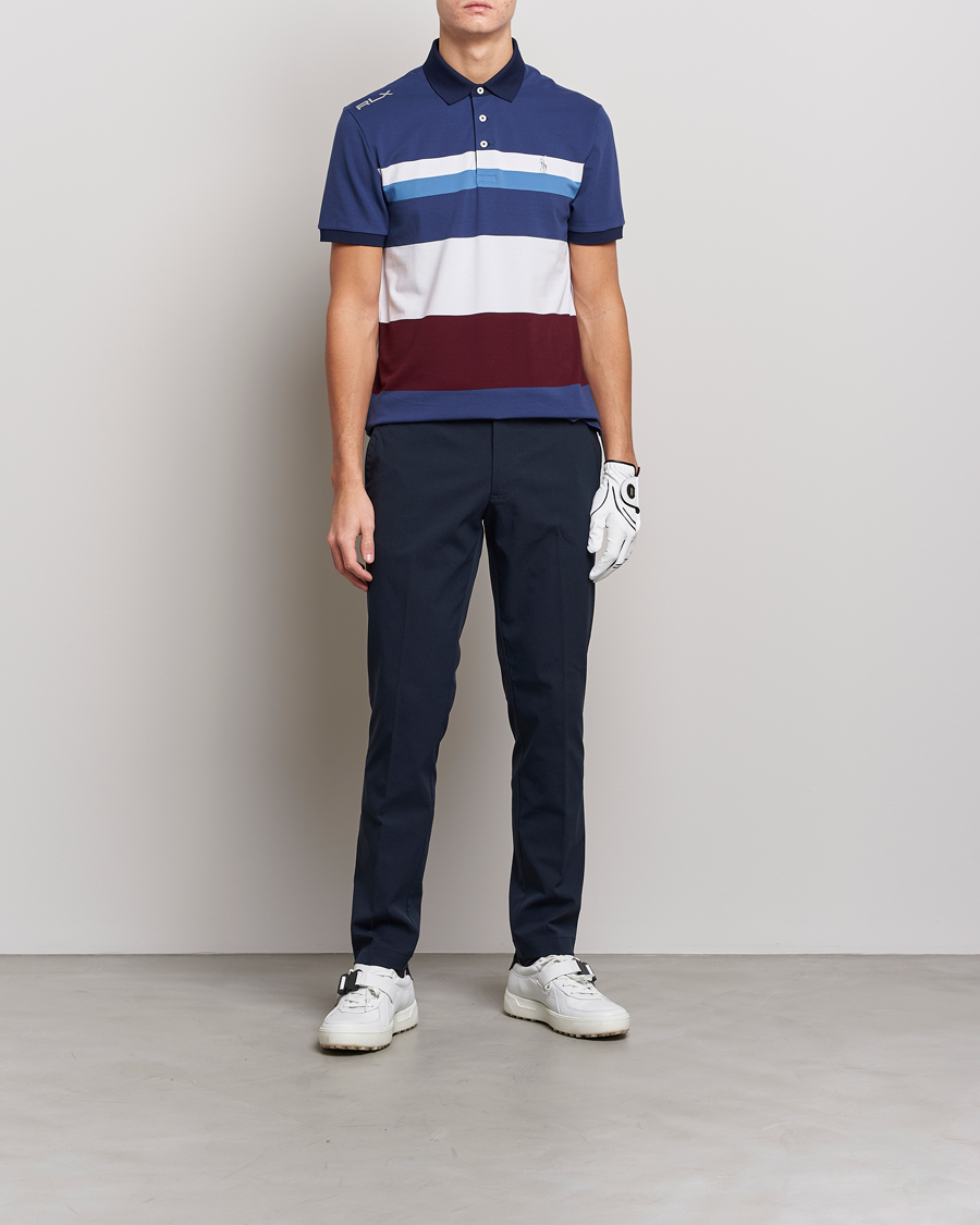 Heren | Polo's | RLX Ralph Lauren | Performance Striped Polo Rich Rubu Multi