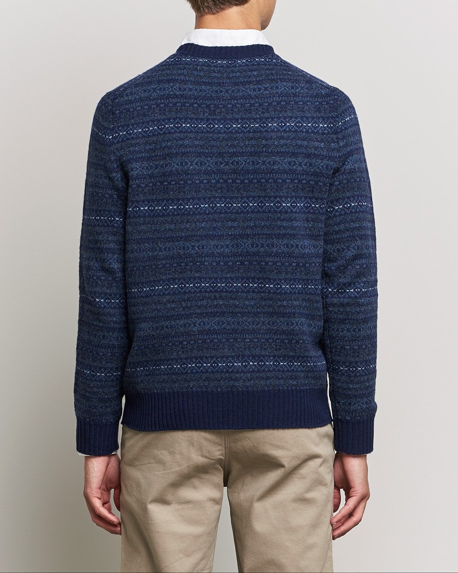 Heren | Truien | Polo Ralph Lauren | Wool/Cashmere Fairisle Knitted Sweater Navy