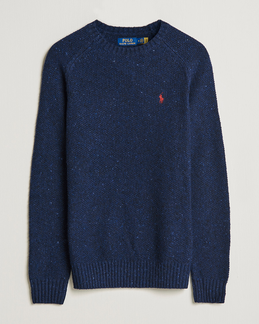 Heren | Truien | Polo Ralph Lauren | Wool Donegal Knitted Sweater Navy