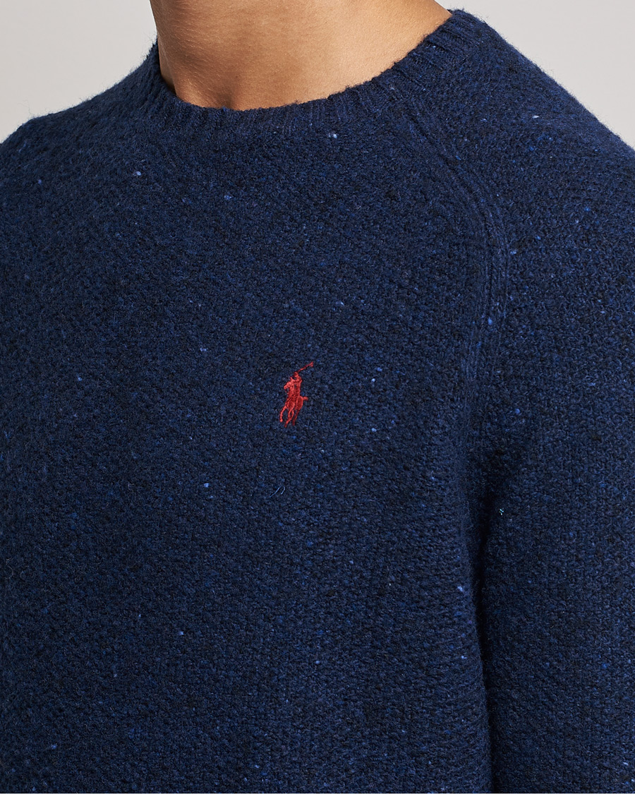 Heren | Truien | Polo Ralph Lauren | Wool Donegal Knitted Sweater Navy