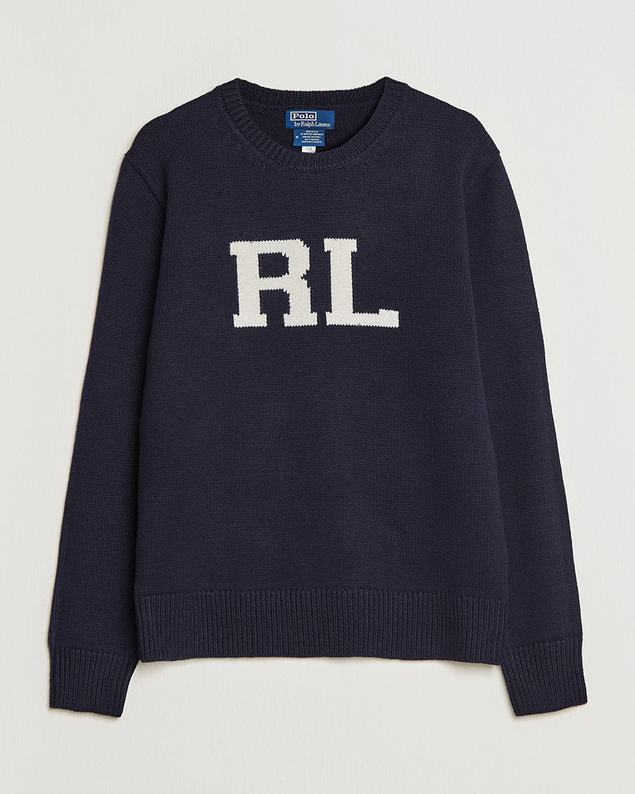 Heren | Truien | Polo Ralph Lauren | Wool Logo Knitted Sweater Hunter Navy