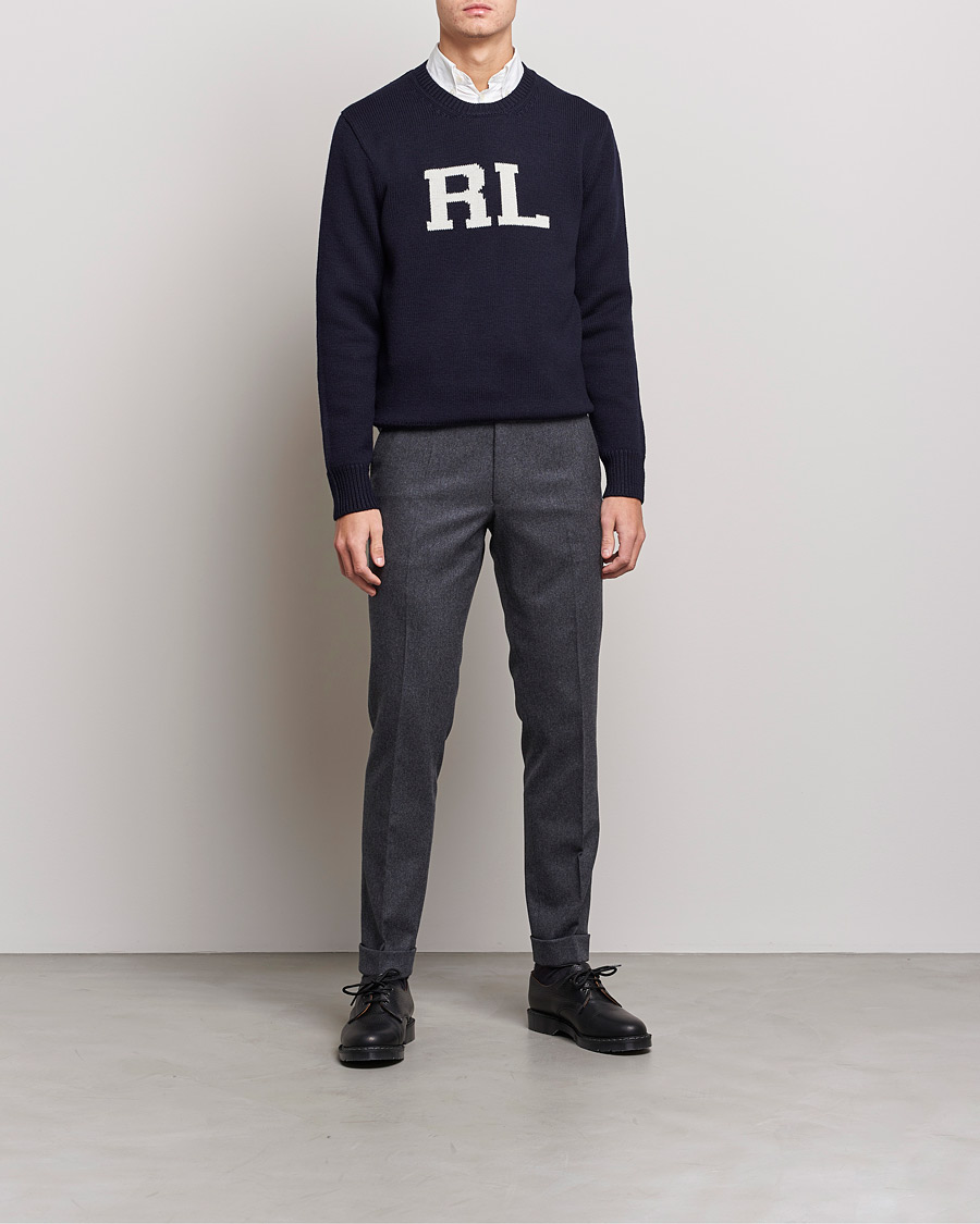 Heren | Truien | Polo Ralph Lauren | Wool Logo Knitted Sweater Hunter Navy