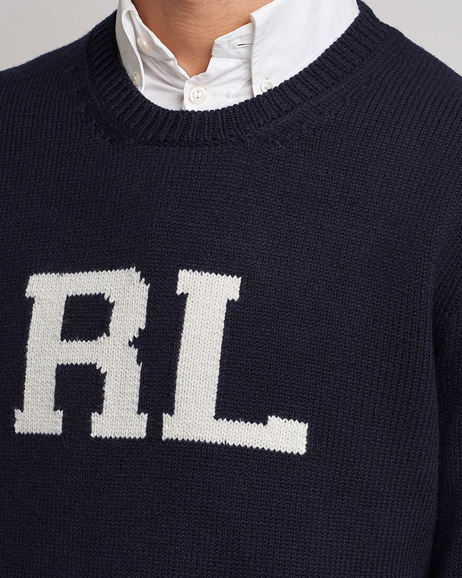 Heren | Truien | Polo Ralph Lauren | Wool Logo Knitted Sweater Hunter Navy