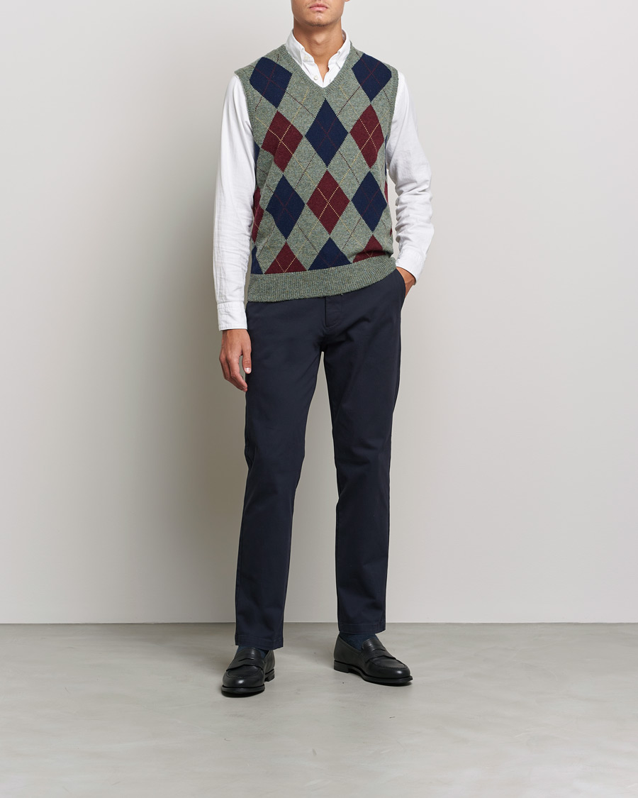 Heren | Truien | Polo Ralph Lauren | Wool Argyle Vest Green Multi