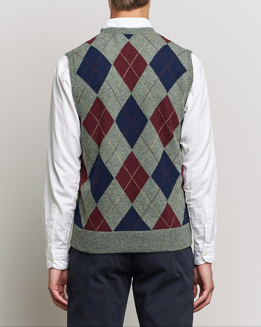 Heren | Truien | Polo Ralph Lauren | Wool Argyle Vest Green Multi