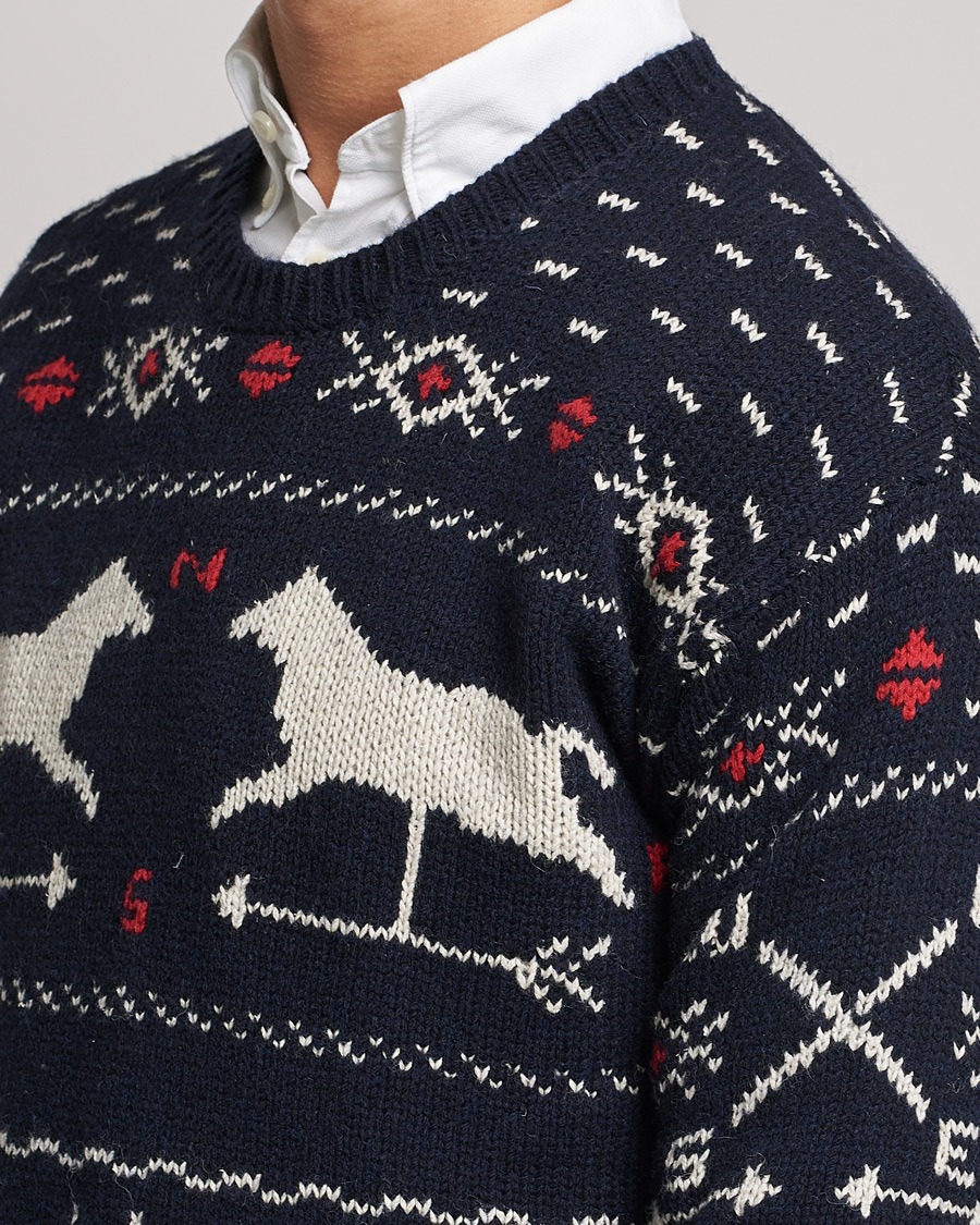 Heren | Truien | Polo Ralph Lauren | Wool Winter Knitted Sweater Navy Multi