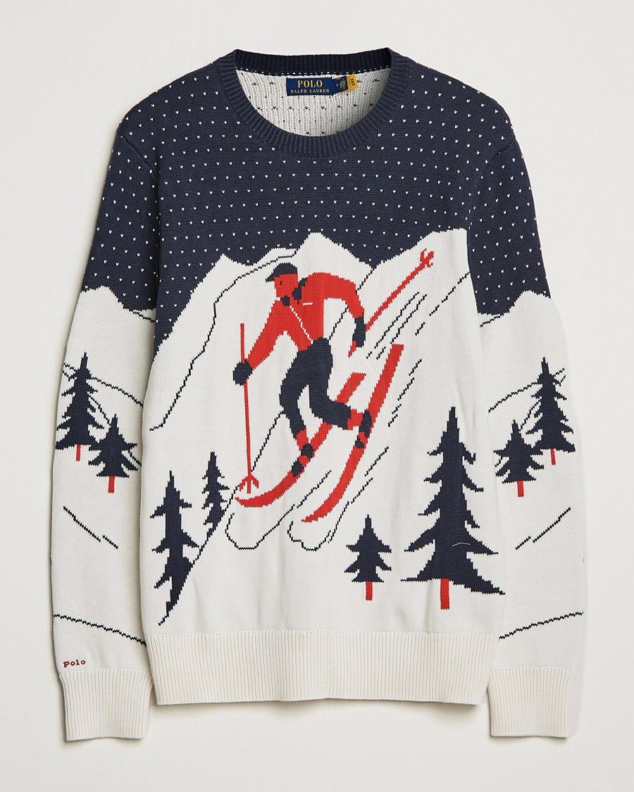 Heren | Truien | Polo Ralph Lauren | Cotton Ski Knitted Sweater Navy Multi