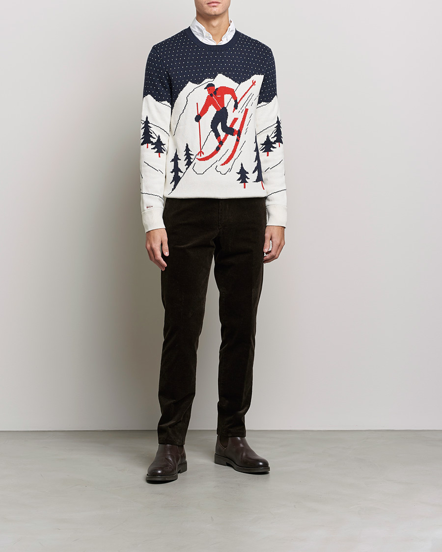 Heren | Truien | Polo Ralph Lauren | Cotton Ski Knitted Sweater Navy Multi