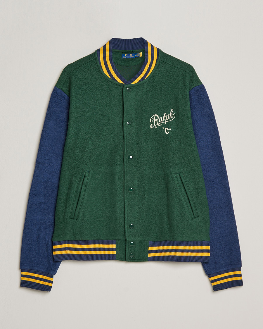 Heren | Jassen | Polo Ralph Lauren | Nylon Baseball Jacket College Green/Cruies Navy