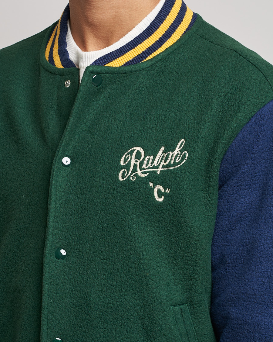 Heren | Jassen | Polo Ralph Lauren | Nylon Baseball Jacket College Green/Cruies Navy
