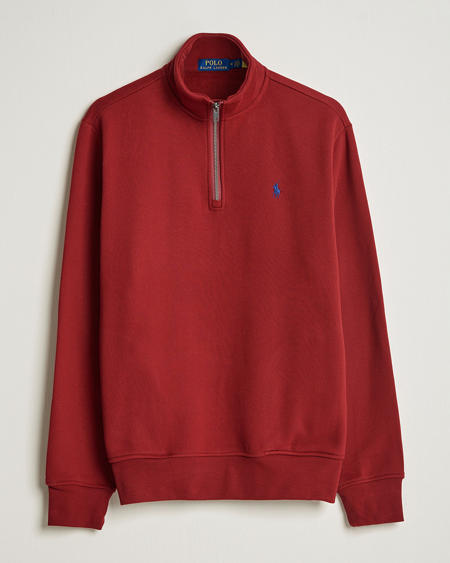 Heren | Truien | Polo Ralph Lauren | Fleece Jersey Half Zip Holiday Red