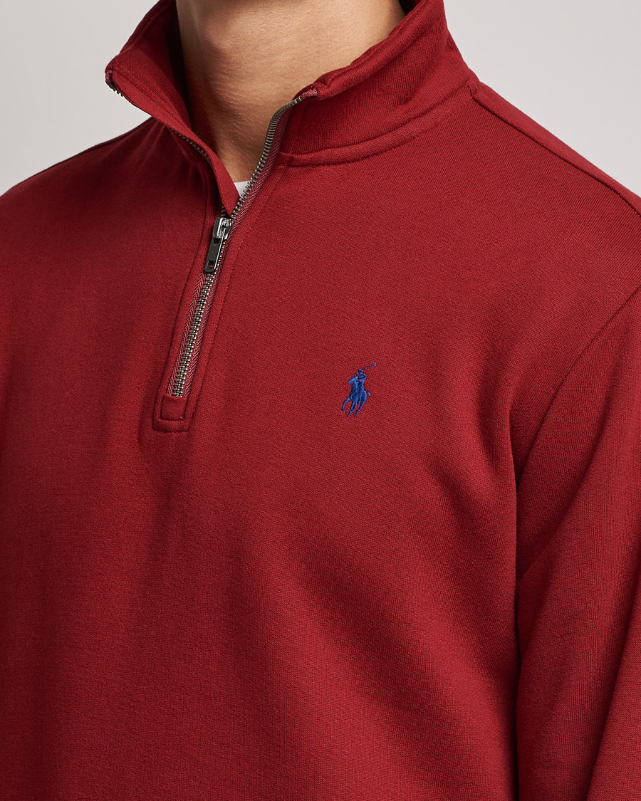 Heren | Truien | Polo Ralph Lauren | Fleece Jersey Half Zip Holiday Red