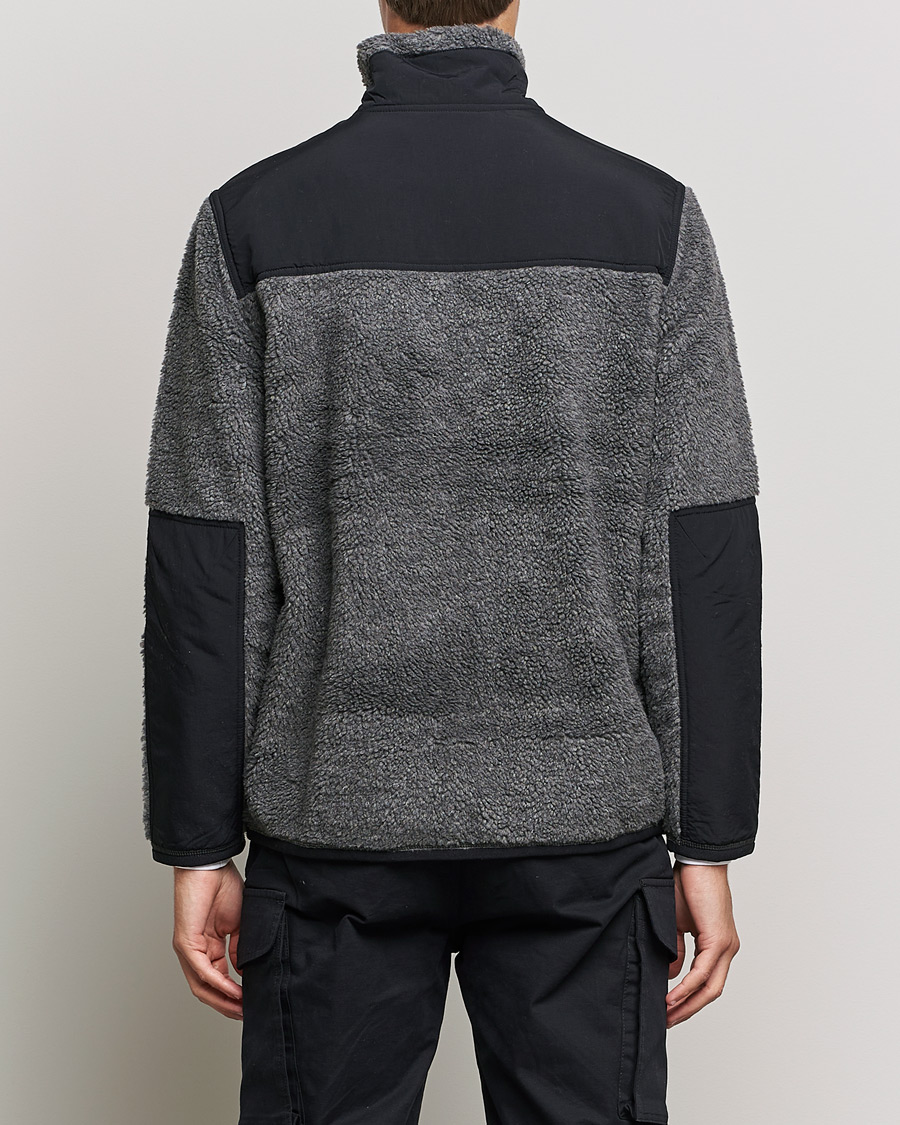 Heren | Truien | Polo Ralph Lauren | Bonded Sherpa Full Zip Sweater Charcoal/Black