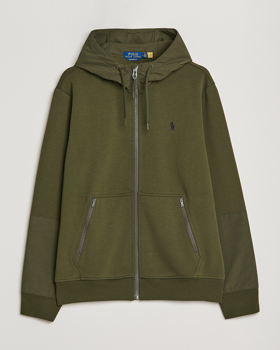 Heren | Truien | Polo Ralph Lauren | Double Knit Full Zip Hoodie Army Olive
