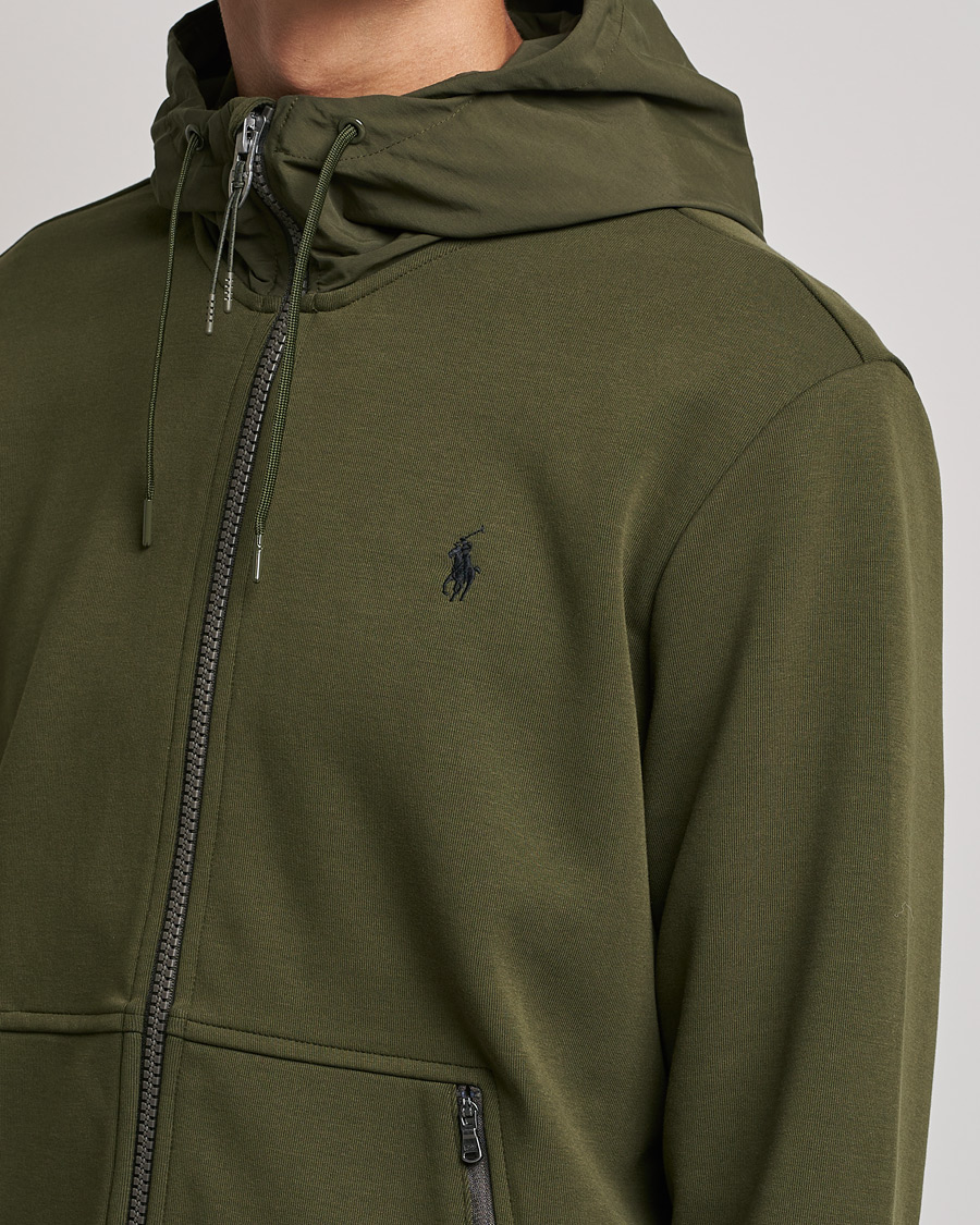 Heren | Truien | Polo Ralph Lauren | Double Knit Full Zip Hoodie Army Olive