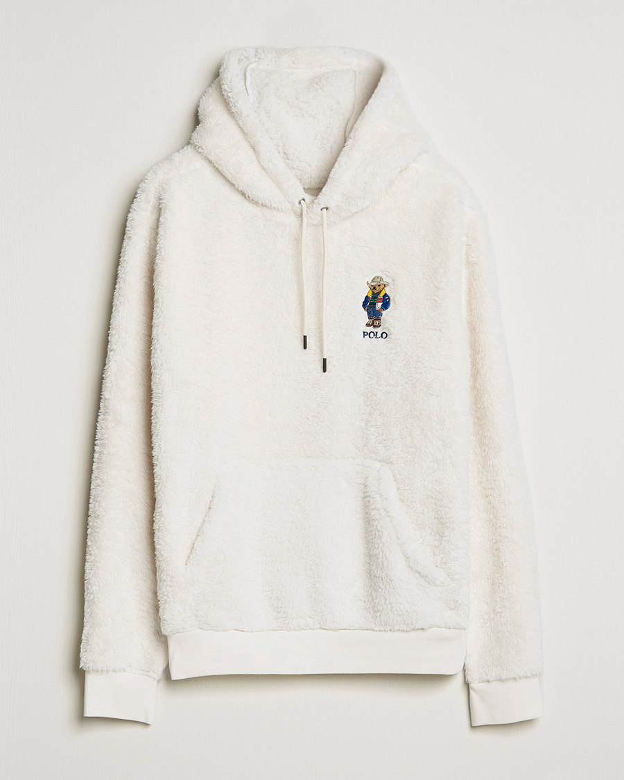 Heren | Truien | Polo Ralph Lauren | Curly Sherpa Bear Hoodie Antique Cream