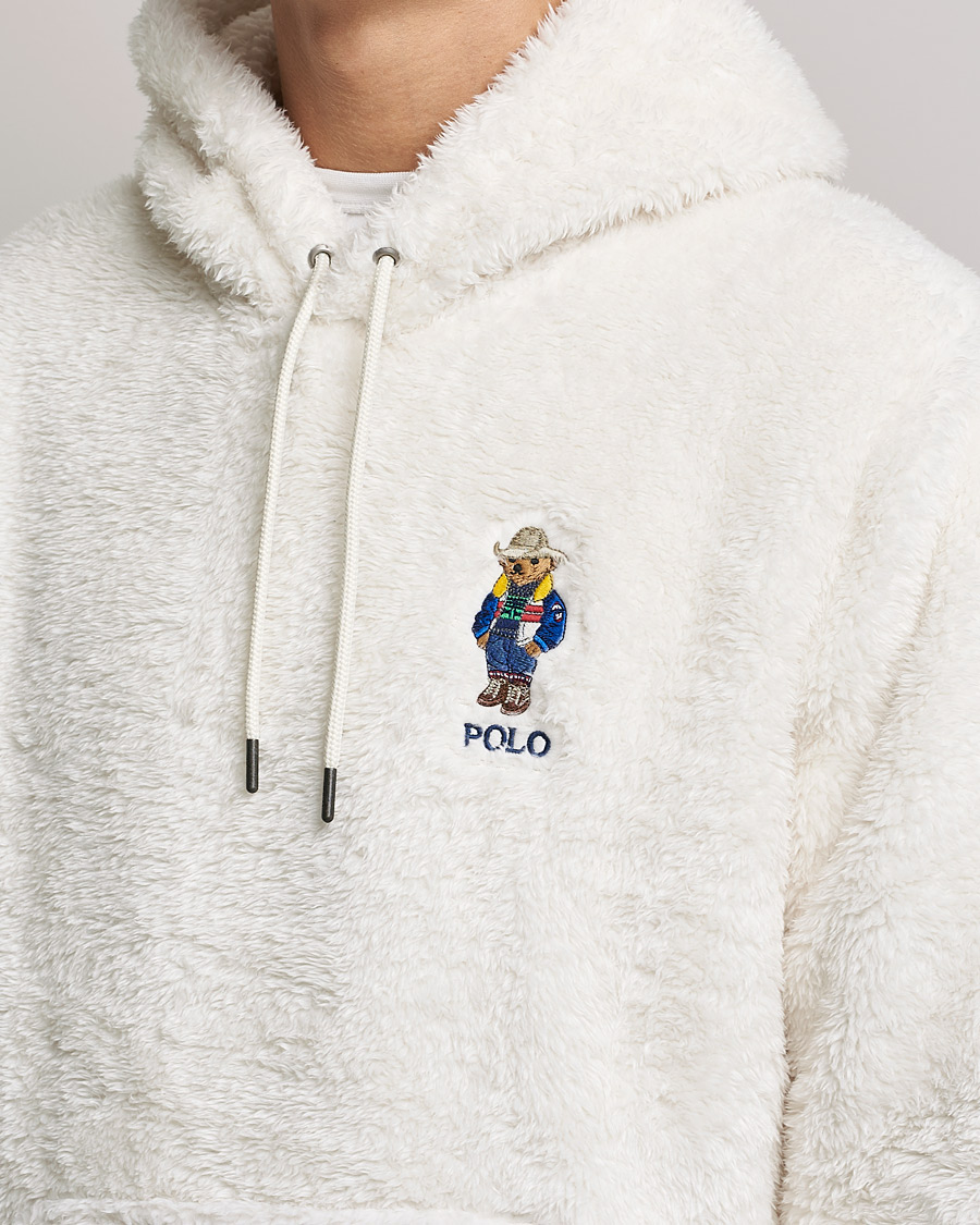 Heren | Truien | Polo Ralph Lauren | Curly Sherpa Bear Hoodie Antique Cream