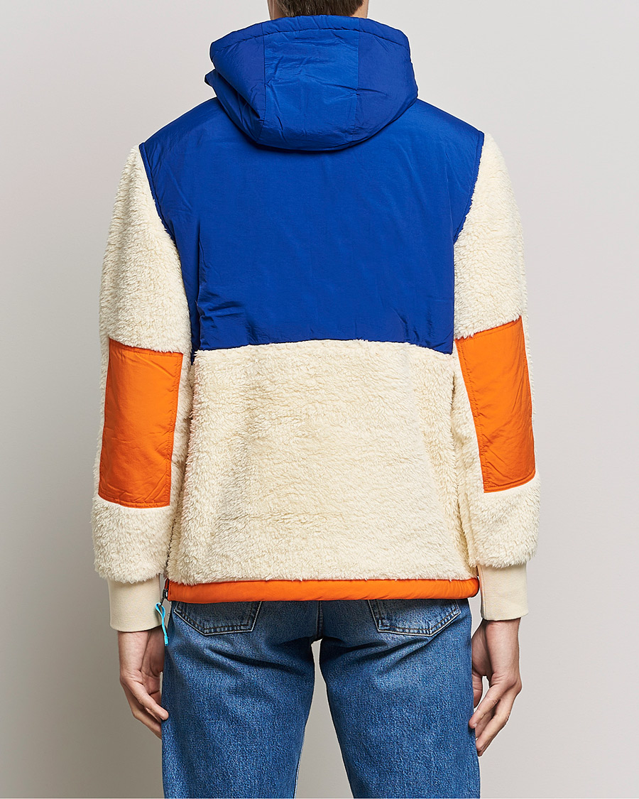 Heren | Truien | Polo Ralph Lauren | Curly Sherpa/Nylon Half Zip Hoodie Cream Multi