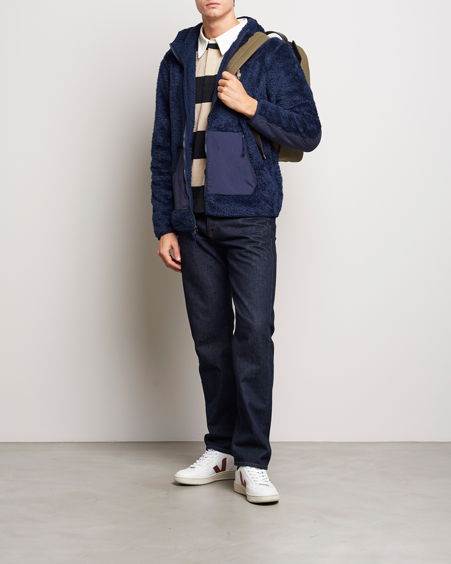 Heren | Truien | Polo Ralph Lauren | Curly Sherpa Full Zip Hoodie Newport Navy