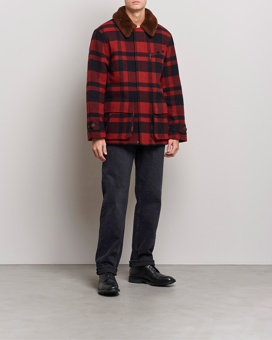 Heren | Jassen | Polo Ralph Lauren | Lumber Wool Checked Jacket Red/Black