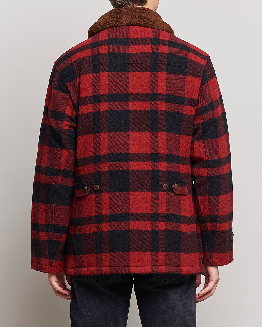 Heren | Jassen | Polo Ralph Lauren | Lumber Wool Checked Jacket Red/Black