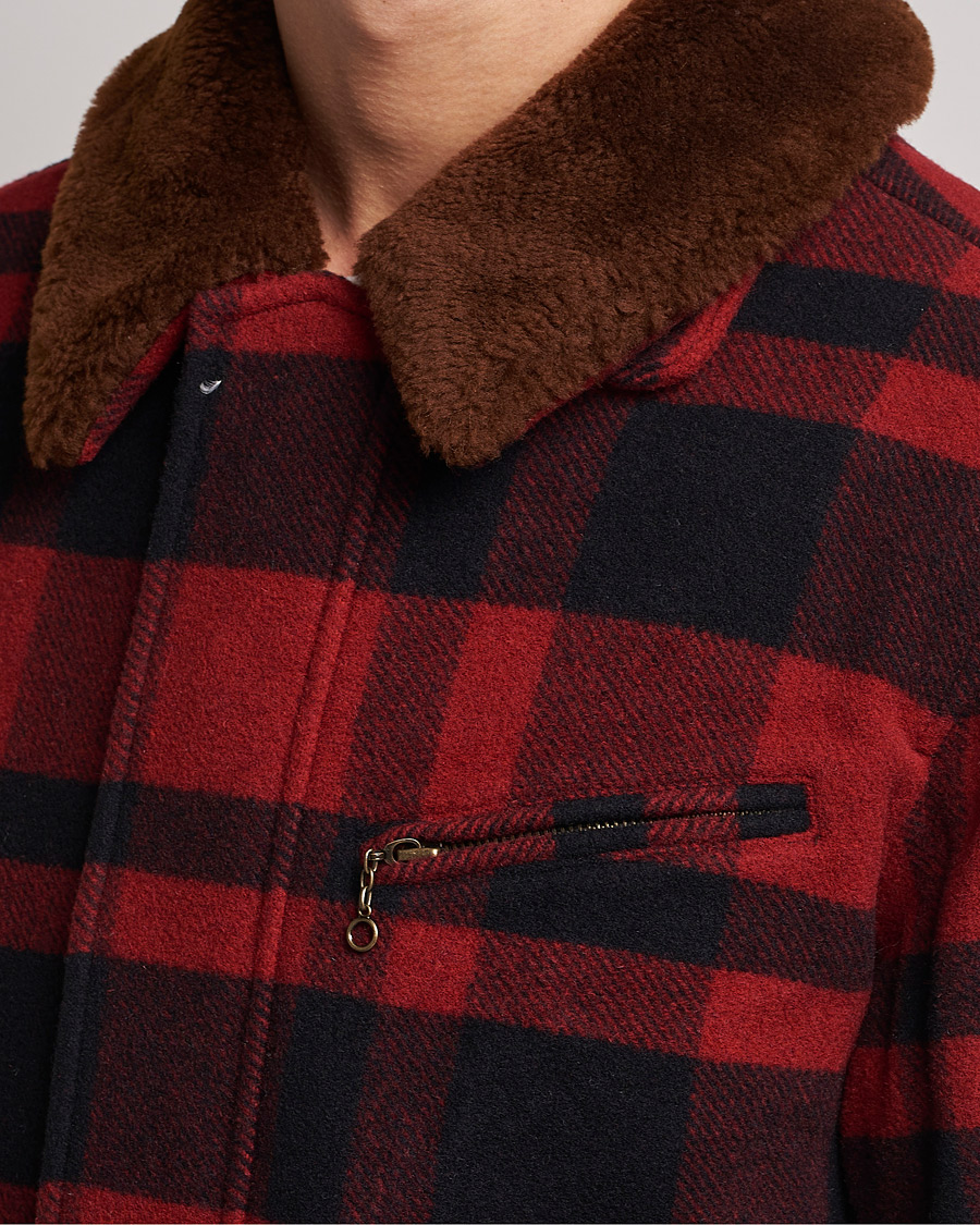 Heren | Jassen | Polo Ralph Lauren | Lumber Wool Checked Jacket Red/Black