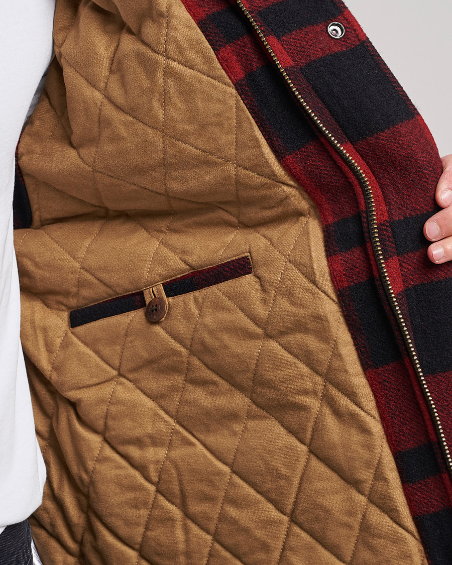 Heren | Jassen | Polo Ralph Lauren | Lumber Wool Checked Jacket Red/Black