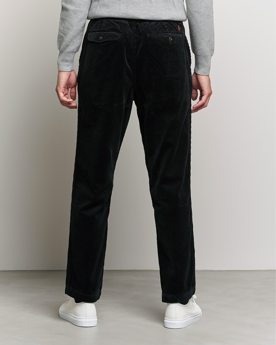 Heren | Broeken | Polo Ralph Lauren | Prepster Corduroy Drawstring Pants Black