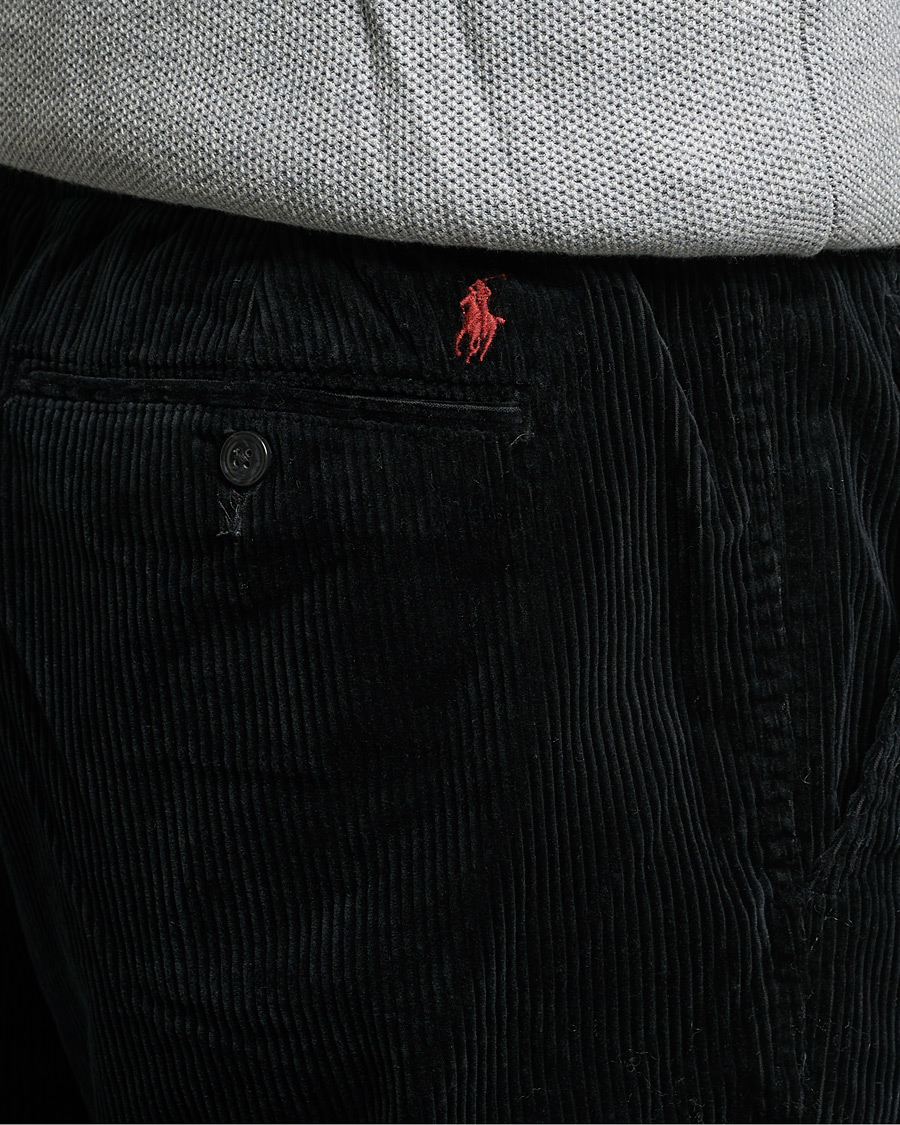 Heren | Broeken | Polo Ralph Lauren | Prepster Corduroy Drawstring Pants Black