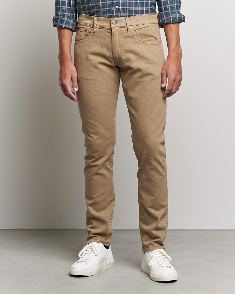 Men | Casual Trousers | Polo Ralph Lauren | Sullivan Slim Fit Stretch 5-Pocket Pants Khaki Hill