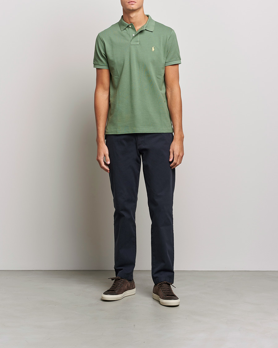 Heren | Polo's | Polo Ralph Lauren | Custom Slim Fit Polo Cargo Green