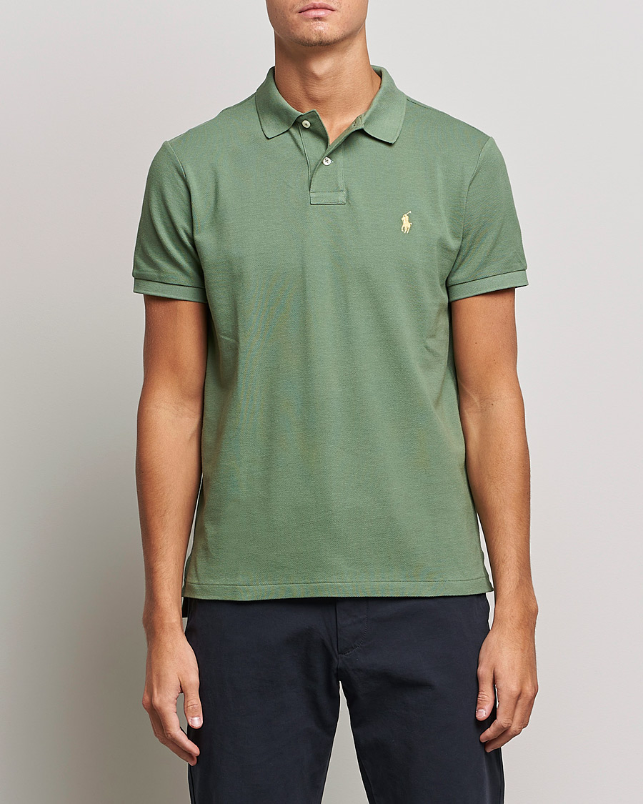 Heren | Polo's | Polo Ralph Lauren | Custom Slim Fit Polo Cargo Green