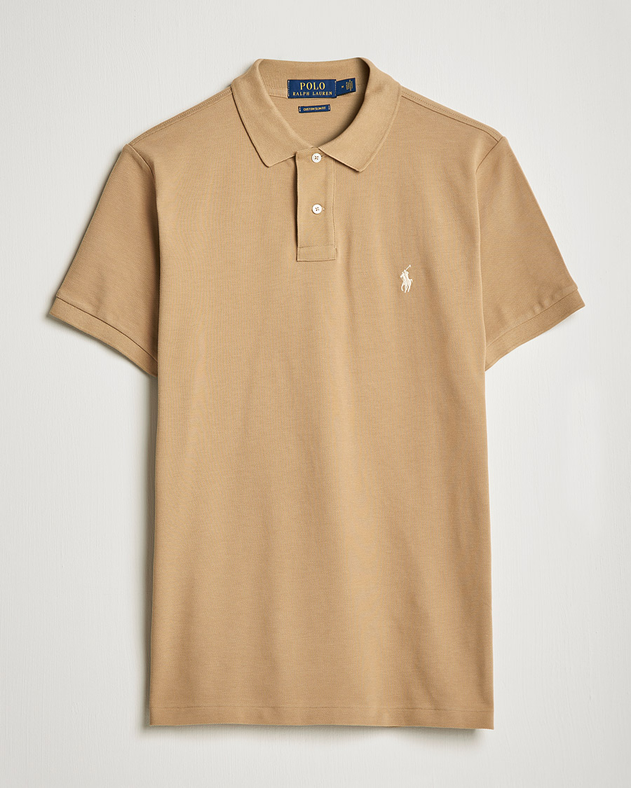 Heren | Polo's | Polo Ralph Lauren | Custom Slim Fit Polo Luxury Tan